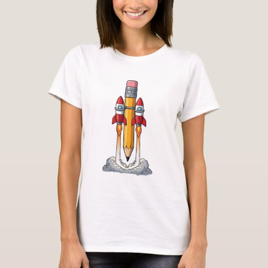 Raketta Potlood T-shirt (Voorkant)
