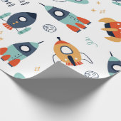 raketten cadeaupapier (Hoek)