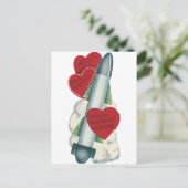  "raketten" Valentijn Feestdagenkaart (Staand voorkant)