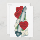  "raketten" Valentijn Feestdagenkaart (Voorkant / Achterkant)