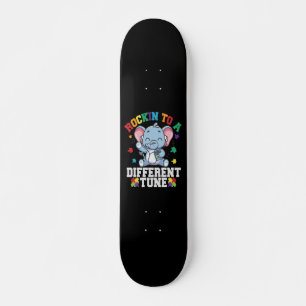 Rakken naar een ander Tune Cute Elephant Autism Skateboard