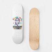 Rakken naar een ander Tune Cute Panda Autism Skateboard (Voorkant)