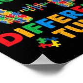 Rakken naar een ander tunnelauditief Kind Poster (Hoek)