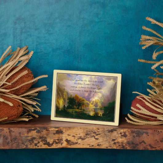 Rakkergebergte voor sereniteit fotoplaat (Zijkant)