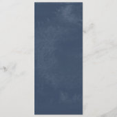 Rakkergebondenheid van het dinermenu van de Berich Menu (Achterkant)