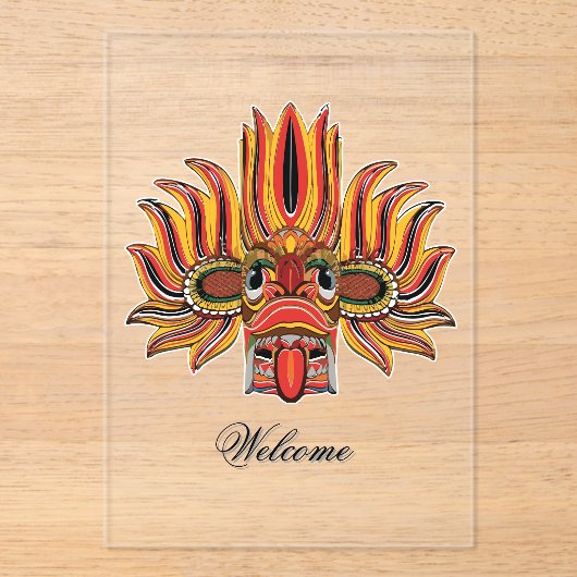 Raksha Acryl Uitnodigingen (Voorkant)