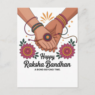 raksha bandhan ansichtkaart briefkaart