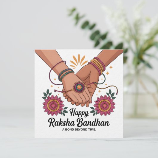 raksha bandhan Invitation (Debout devant)