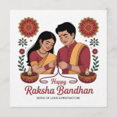 raksha bandhan Invitation (Devant)