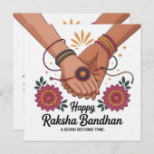 raksha bandhan Invitation Kaart (Voorkant / Achterkant)