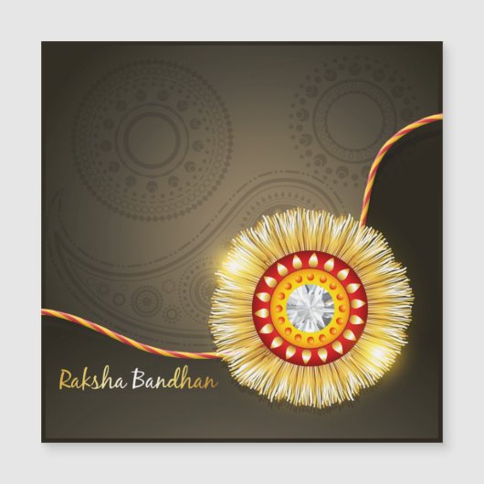 Raksha Bandhan, Rakhi diamant (Voorkant)