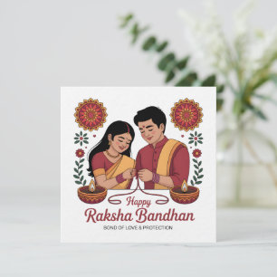 Raksha Bandhan uitnodiging