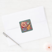 Raksha Bandhan Vierkante Sticker (Envelop)