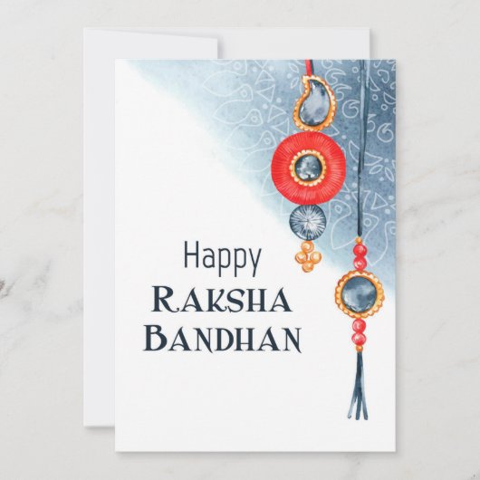 Raksha Bandhan Wenskaart Kaart (Voorkant)