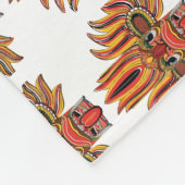 Raksha Mask Fleece Deken (Hoek)