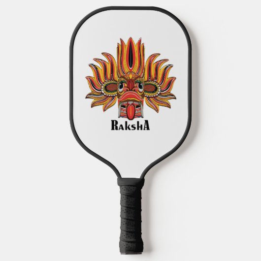 Raksha Mask Pickleball Paddle (Voorkant)