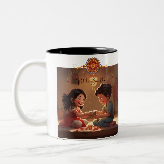 Rakshan Bandhan Brother et Soeur Mug (Gauche)