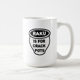 Raku is voor Crack Pots Potters Koffiemok