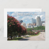 Raleigh, Carte postale de la Caroline du Nord (Devant / Derrière)