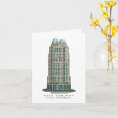 Raleigh du centre, cartes pour notes d'OR (Fleur jaune)