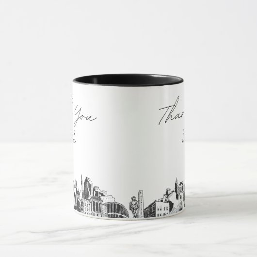 Raleigh Mariage Simple Custom Coffee Mug (Centre)