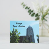 RALEIGH, NOORD CAROLINA briefkaart (Staand voorkant)