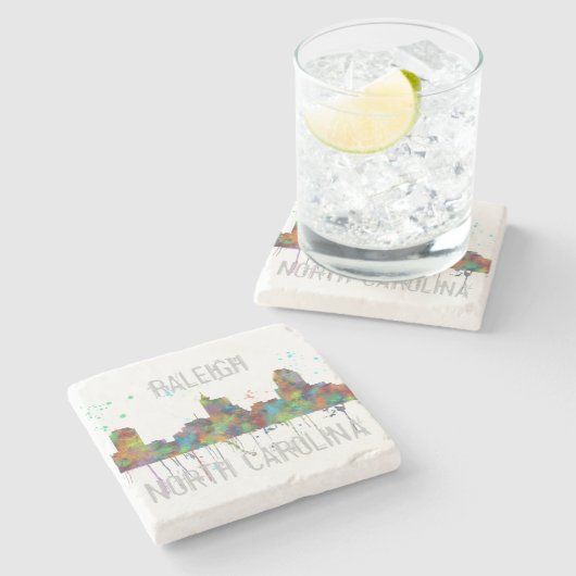 RALEIGH, NOORD CAROLINA - Onderzetter Stone Drink (Zijkant)