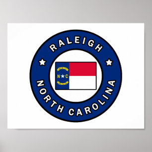 Raleigh Noord-Carolina Poster