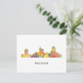 RALEIGH, NOORD CAROLINA WB1 - BRIEFKAART (Staand voorkant)