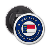 Raleigh North Carolina Button Flesopener (Voorkant)
