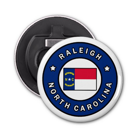 Raleigh North Carolina Button Flesopener (Voorkant)