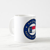 Raleigh North Carolina Koffiemok (Voorkant links)