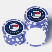 Raleigh North Carolina Poker Chips (Opstapeling)