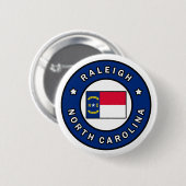 Raleigh North Carolina Ronde Button 5,7 Cm (Voorkant /achterkant)