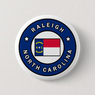 Raleigh North Carolina Ronde Button 5,7 Cm