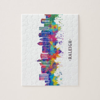 Raleigh North Carolina Skyline Legpuzzel