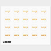 Raleigh Retro  tekst Ronde Sticker (Vel)