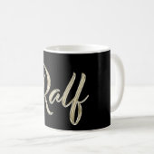 Ralf Name whitegold Tasse Teetasse (Devant droit)