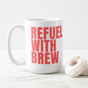Rallumer la tasse de café rouge 15oz