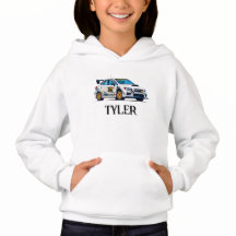 Rally auto aangepaste naam