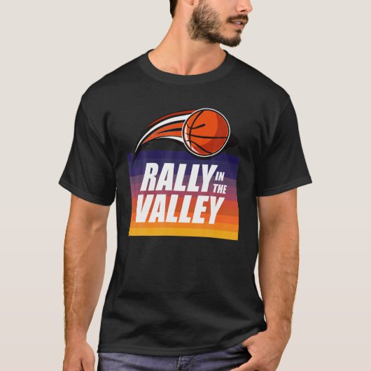 Rally in de vallei t-shirt (Voorkant)