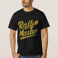 Rally meester retro gouden pickleball