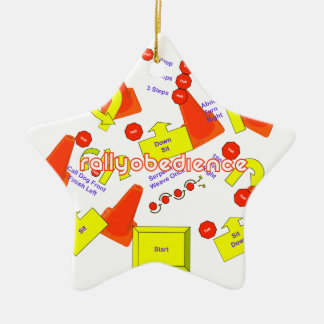 Rally-O-versiering Keramisch Ornament