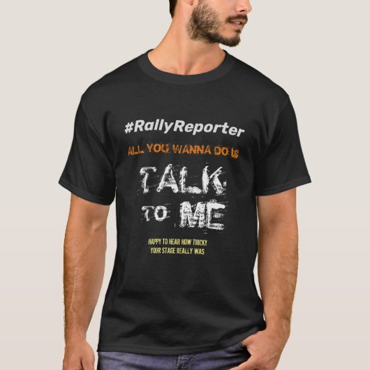 Rally Reporter T-Shirt WRC (Devant)