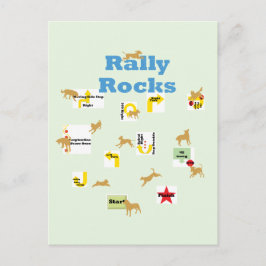 Rally Rocks Briefkaart