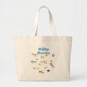 Rally Rocks Grote Tote Bag (Voorkant)