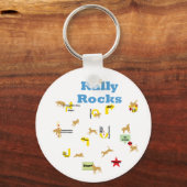 Rally Rocks Sleutelhanger (Voorkant)