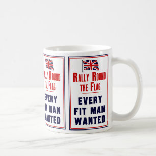 Rally Round The Flag ~ Elke geschikte man gewenst Koffiemok