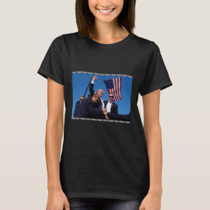 Rally Shooting Trump Schieten Trump Ination T-shirt