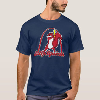 Rally Squirrel Mannen Shirt blauw